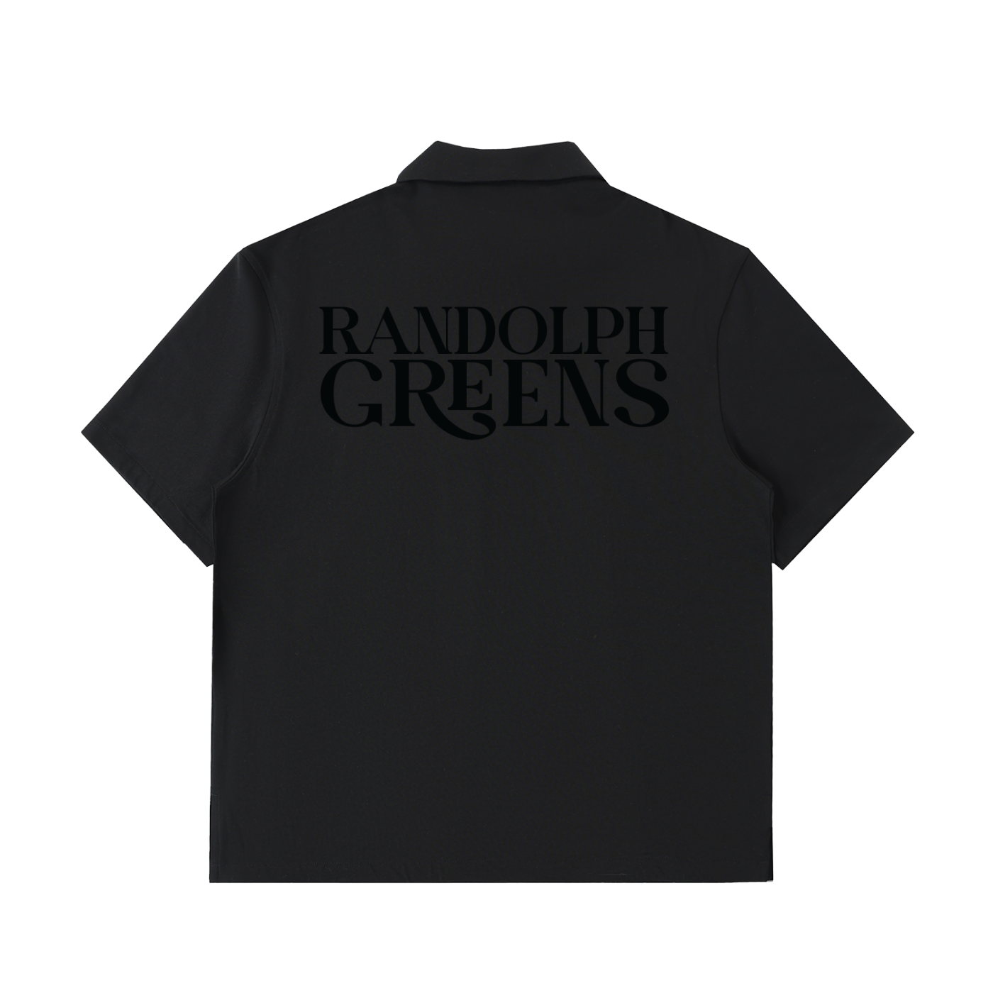 RG Noir Half-Zip Cotton Polo Shirt