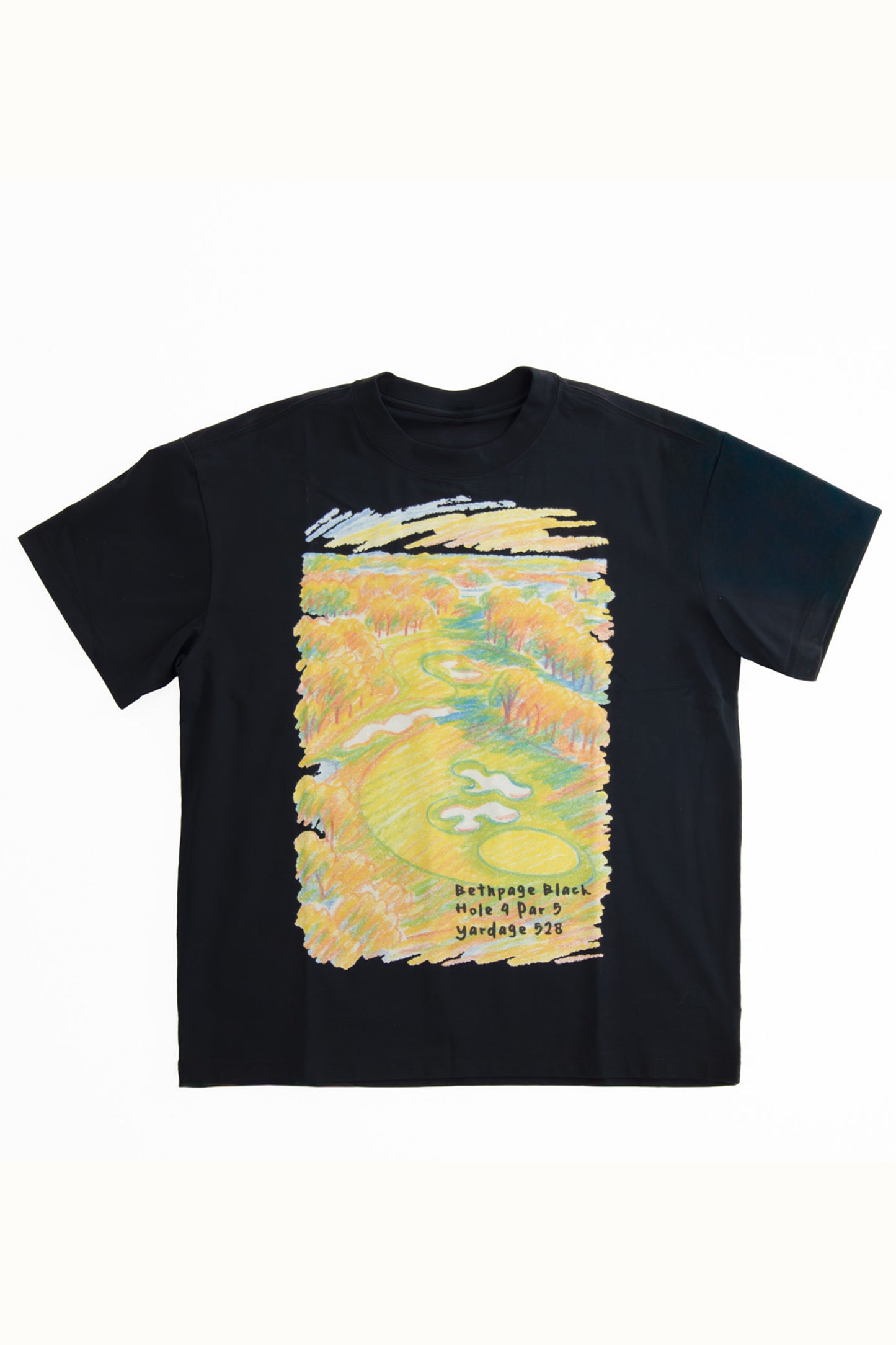 .002_BLACK Hole 4 Tee Shirt