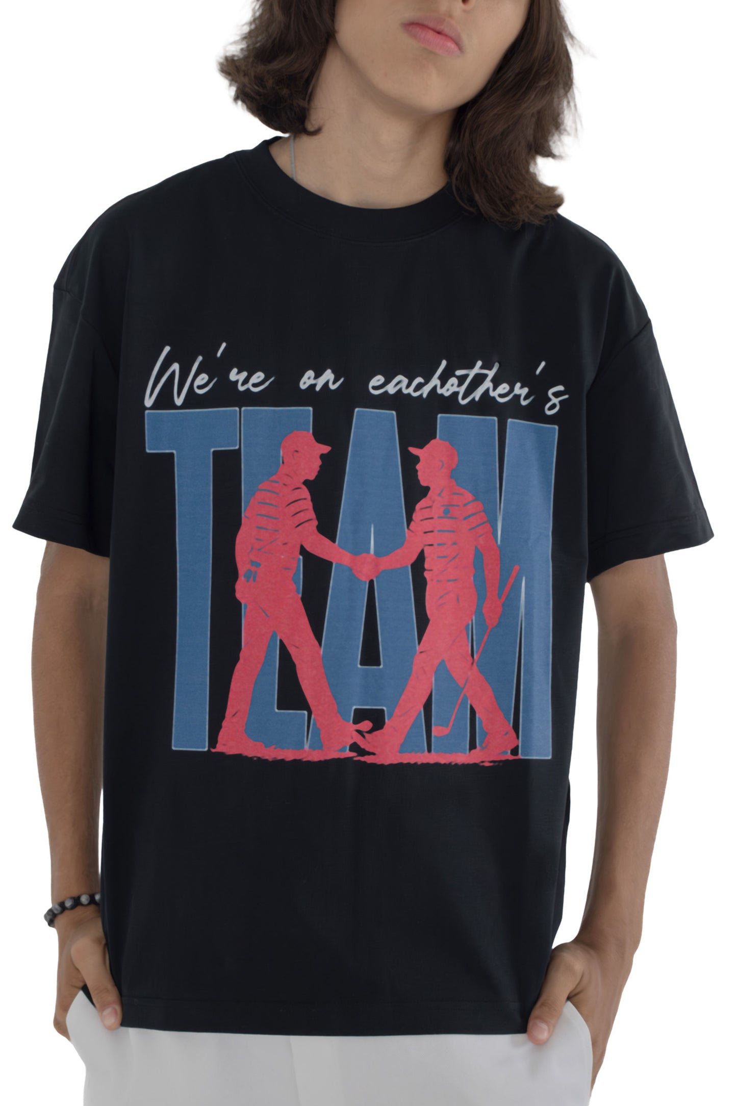 .002_BLACK Team Tee Shirt