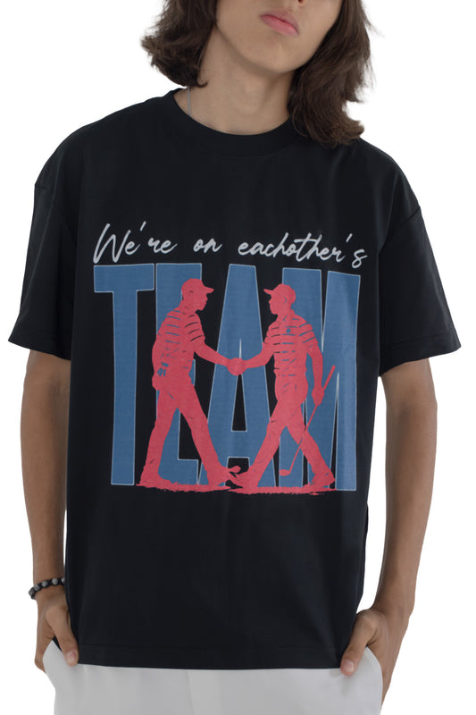 .002_BLACK Team Tee Shirt